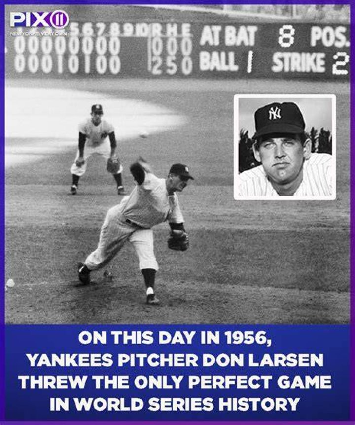 Who is the only pitcher to throw a perfect game in the World Series?