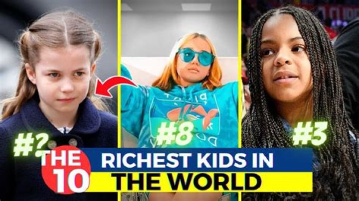Who is the richest kid in the world?