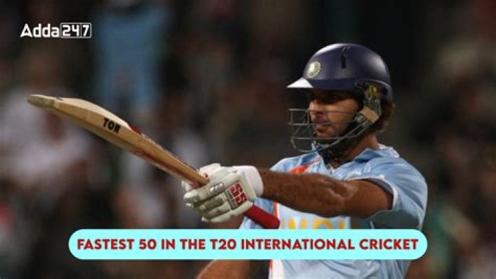 Who made fastest 50 T20?