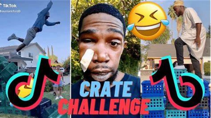 Who started the TikTok crate challenge?