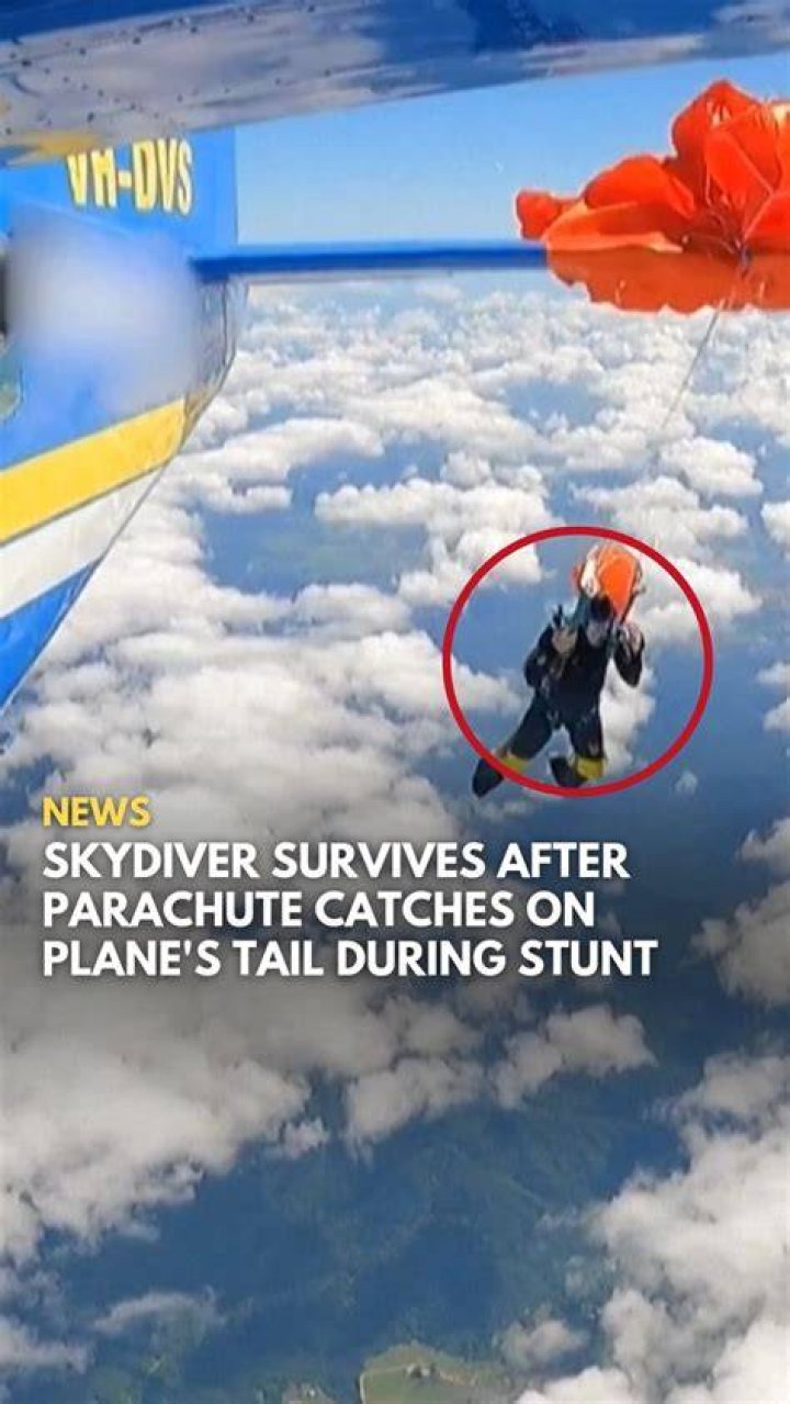 Who survived a failed parachute?