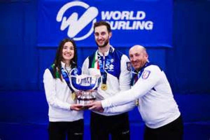 Who took silver in men's curling?