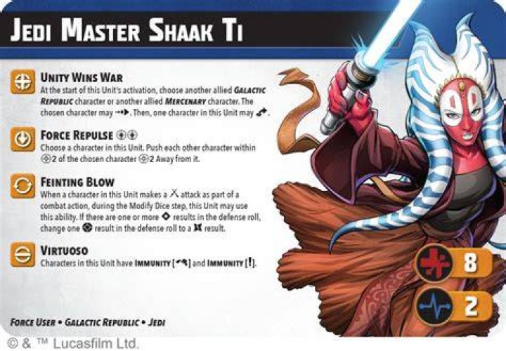 Who was Shaak Ti master?