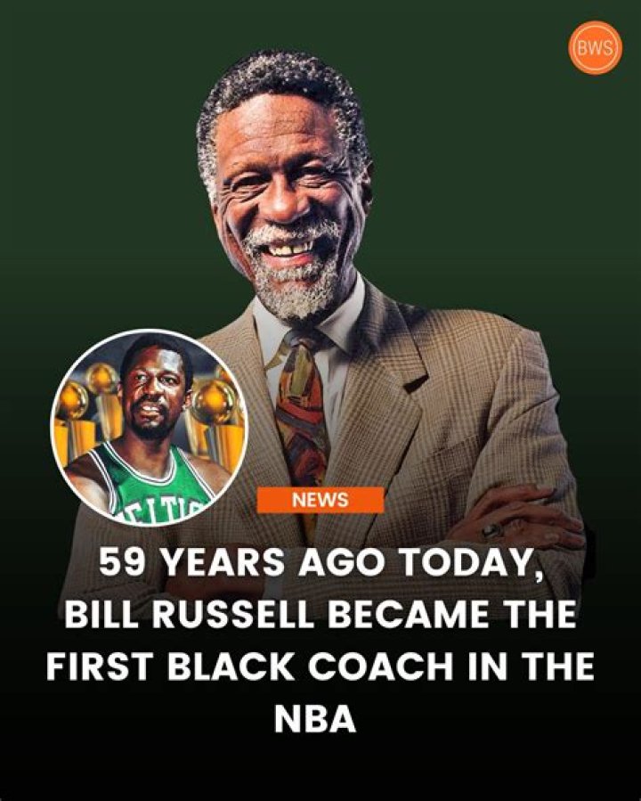 Who was the first black coach in professional sports?