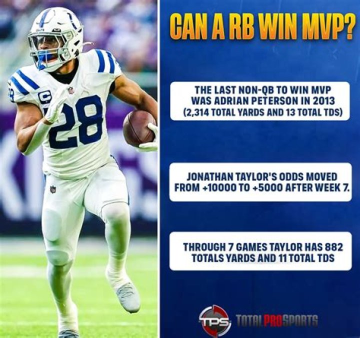 Who was the last non QB to win MVP?