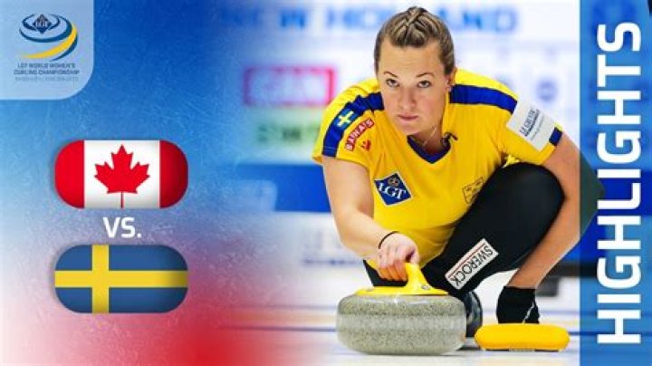 Who won between Canada and Sweden in curling today?