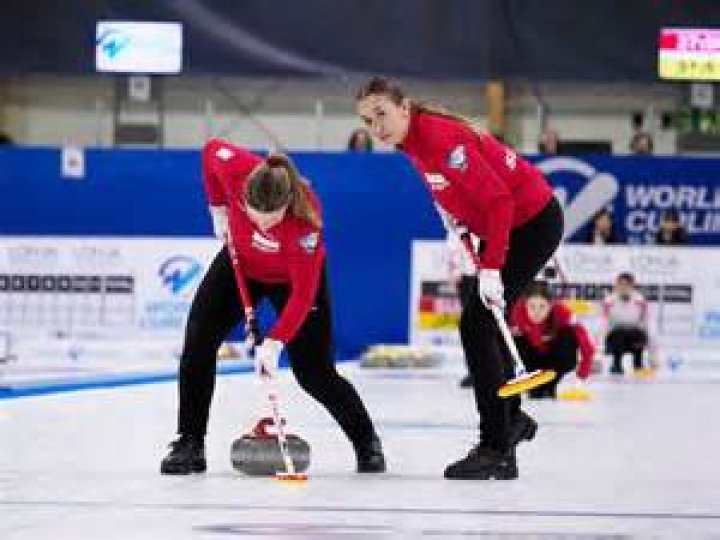 Who won women's curling final today?