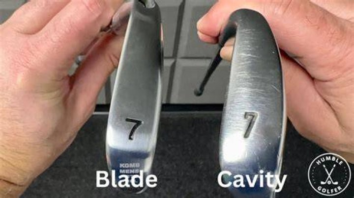 Why are cavity backs more forgiving than blades?
