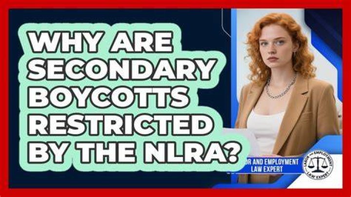 Why are secondary boycotts illegal?