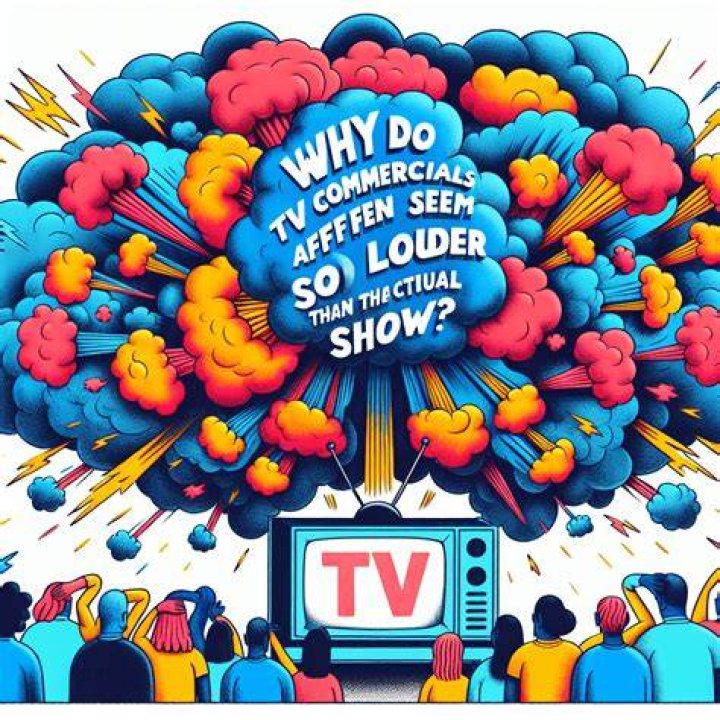 Why are the commercials louder than the show?