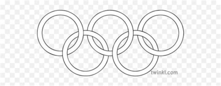 Why are the Olympic rings white?