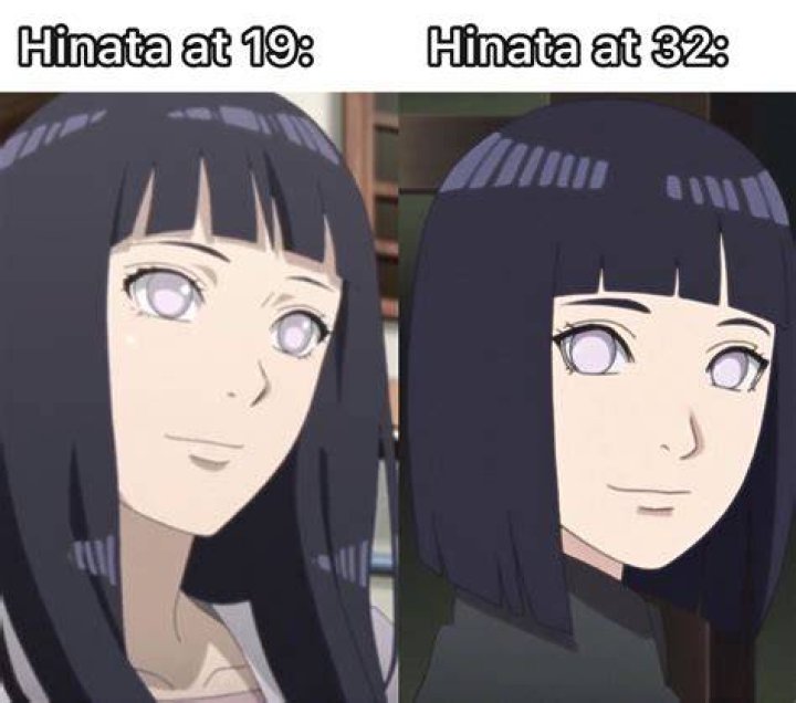 Why did Hinata cut her hair?