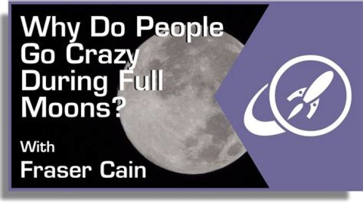 Why do animals go crazy during a full moon?