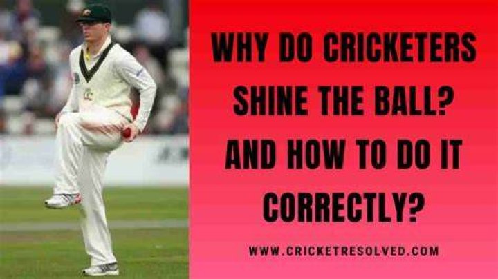 Why do cricketers put sweat on the ball?