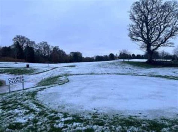 Why do golf courses close for frost?