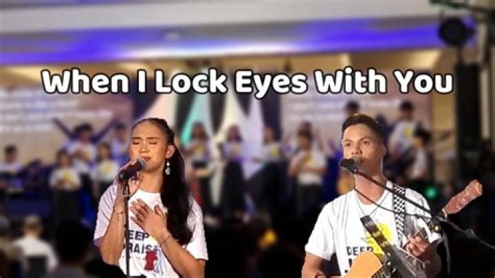 Why do guys lock eyes with you?
