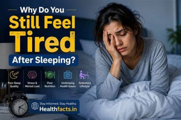 Why do I feel tired even after sleeping 8 hours?
