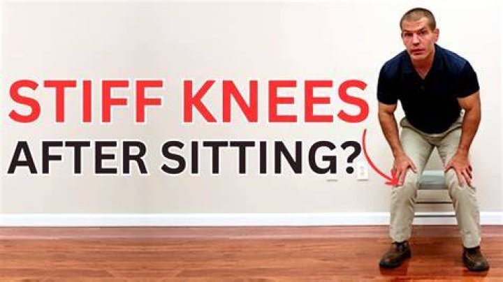 Why do my legs get so stiff after sitting?