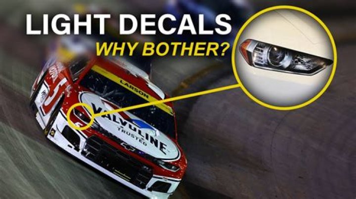 Why do Nascars have fake headlights?