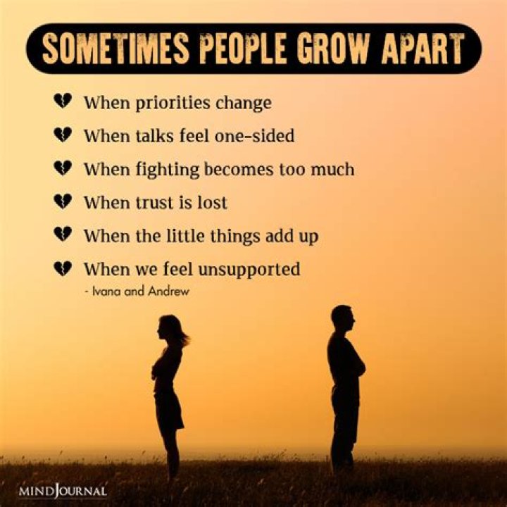 Why do people grow apart friendship?