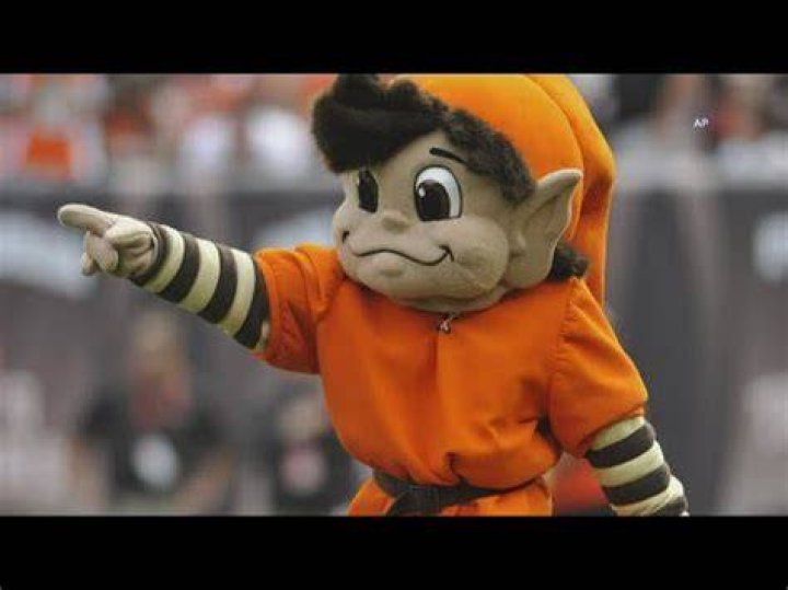 Why do the Browns have an elf as a mascot?