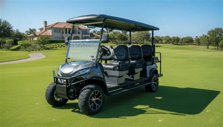 Why do they lift golf carts?
