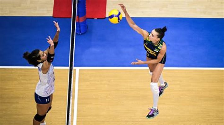 Why do volleyball players bounce the ball before they serve?