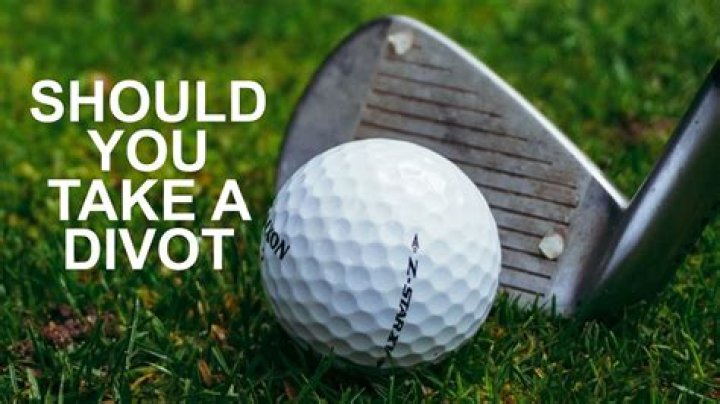 Why do you take a divot in golf?