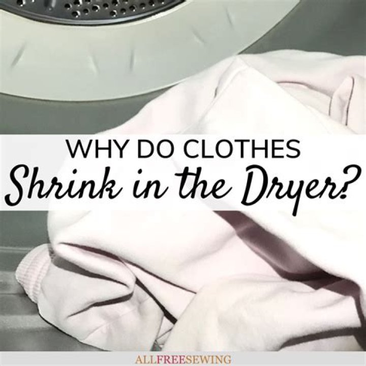 Why does cotton shrink in the dryer?