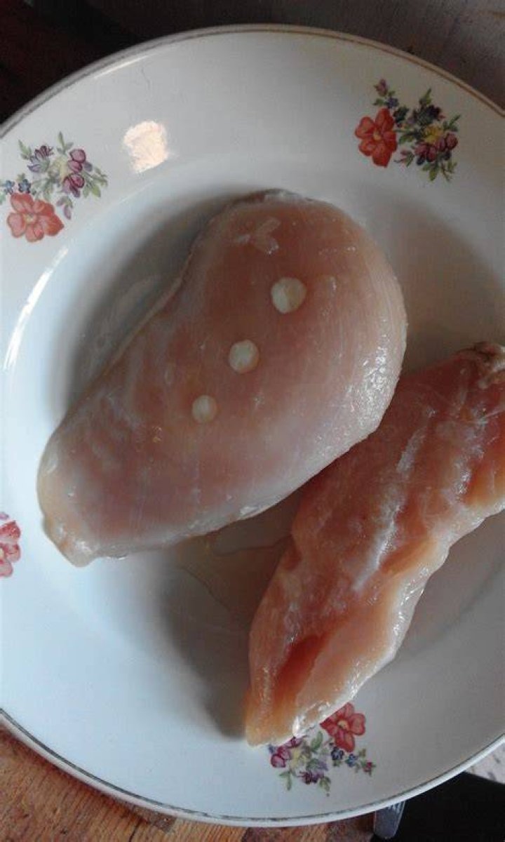 Why does my chicken breast have white spots?