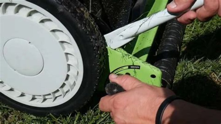 Why does my lawn mower cut better backwards?