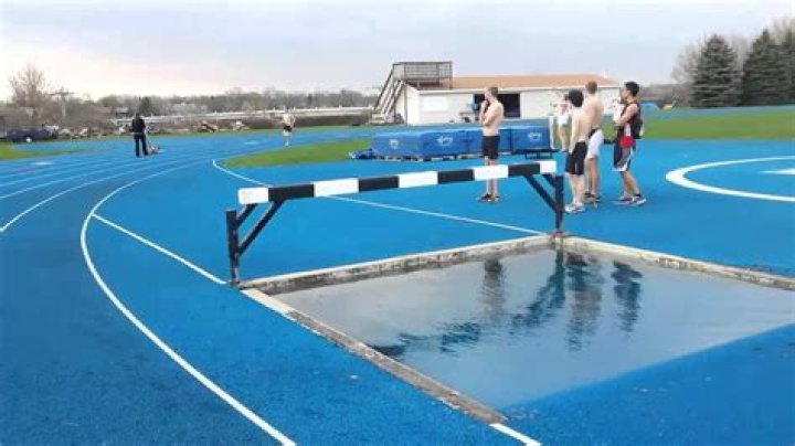 Why does steeple Chase have water?