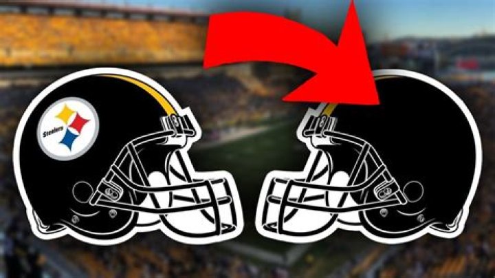 Why does the Pittsburgh Steelers helmet only have one logo?