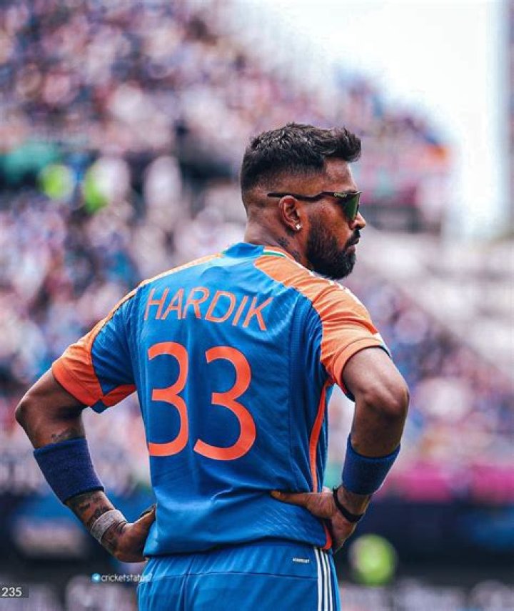 Why Hardik Pandya jersey number is 33?