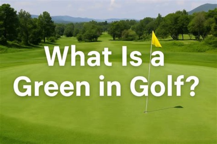 Why is a green in golf called a green?