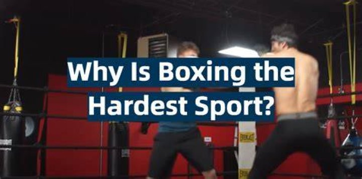 Why is boxing the hardest sport?