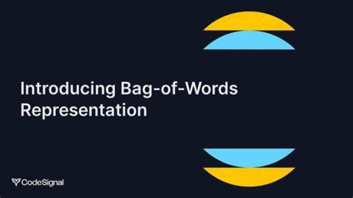 Why is it called bag of words representation?