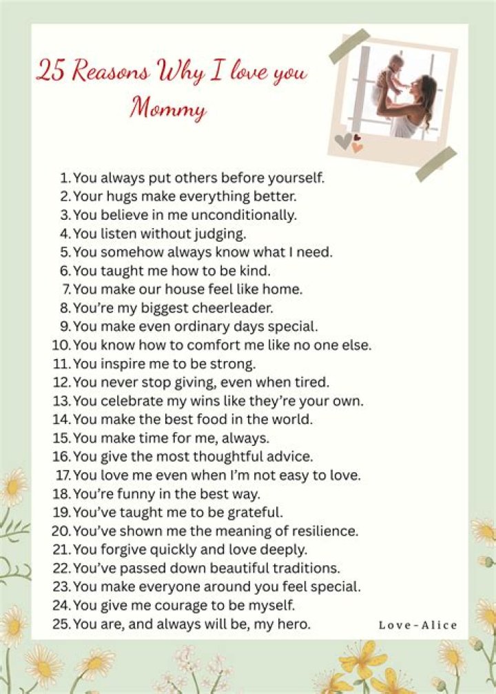 Why is my mom my biggest inspiration?