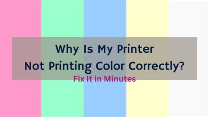 Why is my printer printing color but not black?