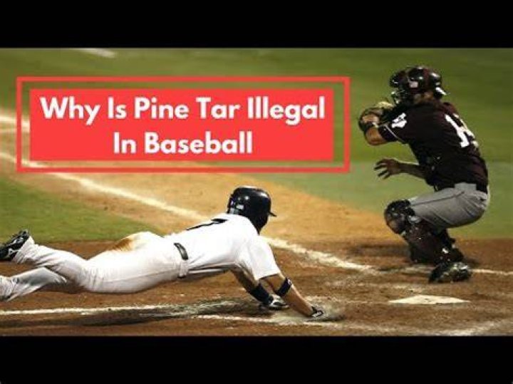 Why is pine tar not allowed in baseball?