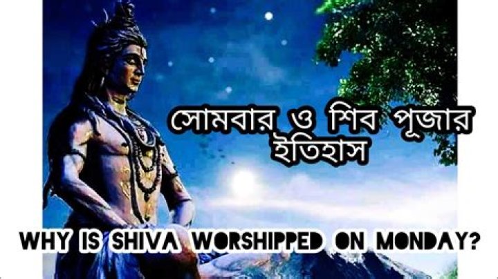 Why is Shiva Worshipped on Monday?