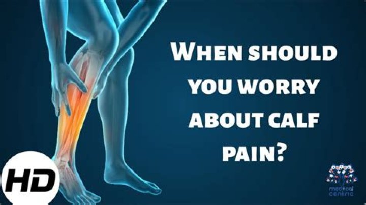 Why is the front of my calf hurting?