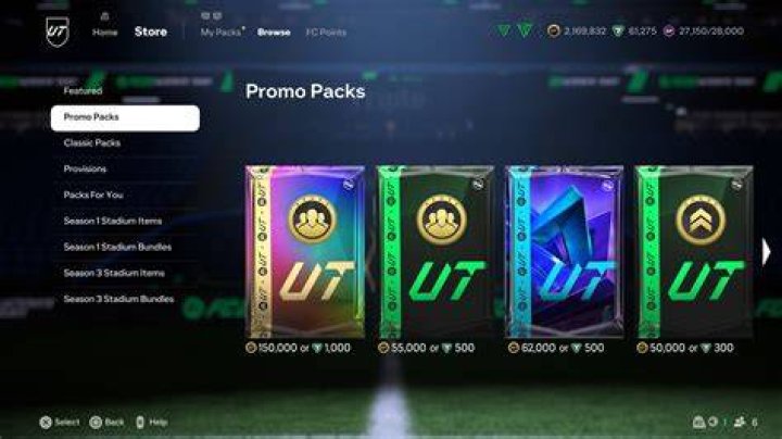 Why is there no promo packs on FIFA 21?