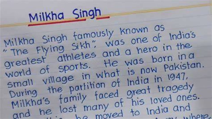 Why Milkha Singh is so famous?