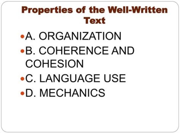 Why terminologies are important in a well written text?