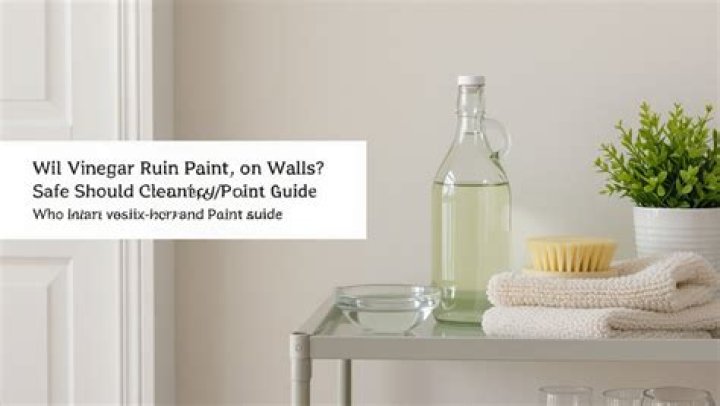 Will vinegar ruin paint on walls?